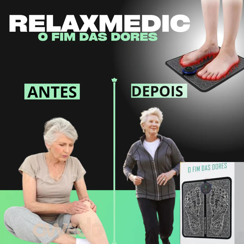 Massageador RelaxMedic®  - Reduz Dores e Inchaços Super Shop