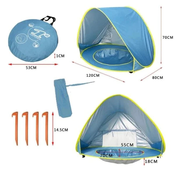 Barraca Bebê com Proteção UV - Tenda Kids - Super Shop