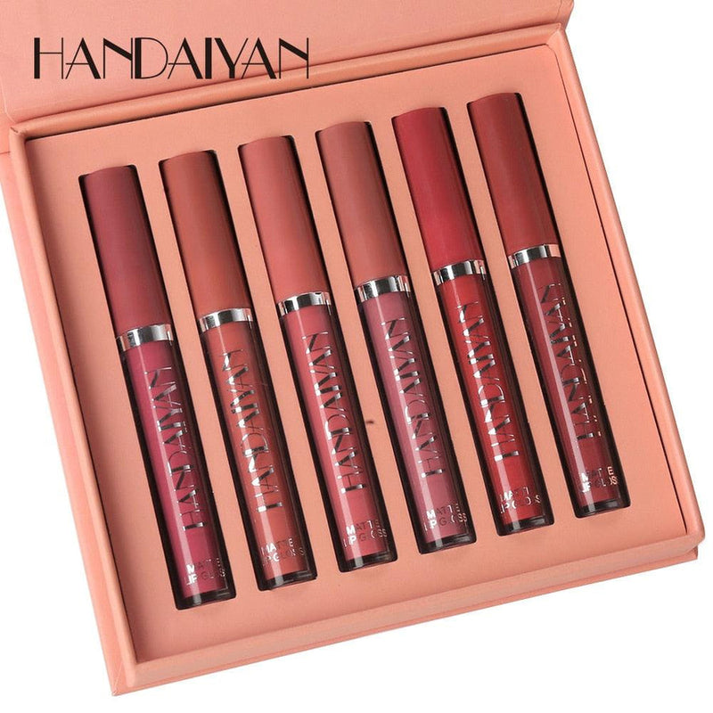 Batom Líquido Sexy Lips Handaiyan - Fosco À Prova D'água 16h de Duração