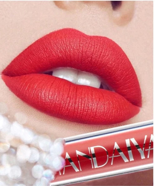 Batom Líquido Sexy Lips Handaiyan - Fosco À Prova D'água 16h de Duração
