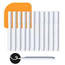 Caneta Giz Líquido Branca Para Quadro Preto Óculos