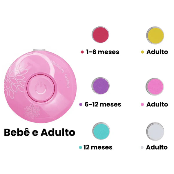 Lixa de Unha Elétrica para Bebês