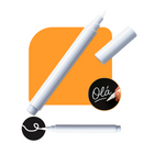 Caneta Giz Líquido Branca Para Quadro Preto Óculos