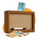 WoodBox Cofre Inteligente Premium - Economize com o Método Japonês Kakeibo