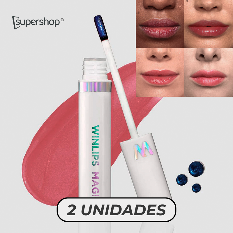 WinLips Magic: Cor Intensa e Hidratação Máxima - [50% OFF NA SEGUNDA UNIDADE]