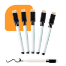 Canetas Preto Para Quadro Branco e Piloto Com Apagador E Imã