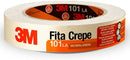 Fita Crepe Adesiva Geral Pintura 3M, 24MM x 50M -  101LA