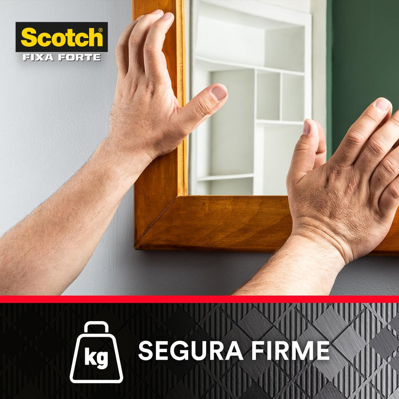 Fita Dupla Face 3M™ Scotch® Fixa Forte Fixação Extrema, 24MM x 2M - 1810