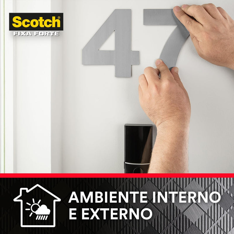 Fita Dupla Face 3M™ Scotch® Fixa Forte Fixação Extrema, 24MM x 2M - 1810