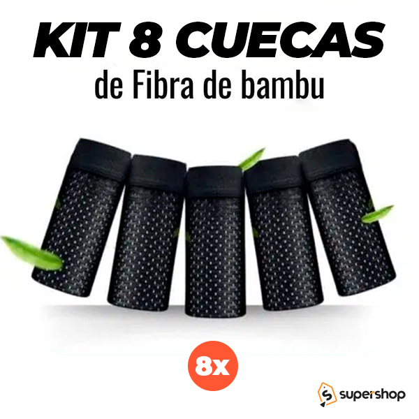 Kit Cuecas Premium Respiráveis (Compre 4 Leve 8)