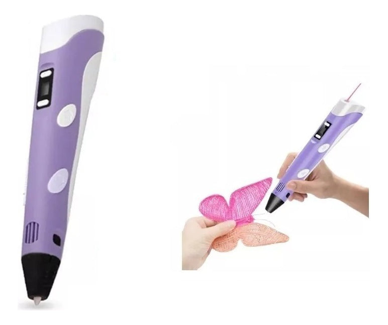 Caneta 3d Impressora Profissional + 3 Filamentos de Refil