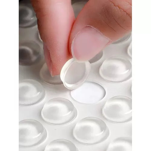 Protetor Anti-Impacto 3M™ Scotch® Gota de Silicone Redondo Médio Transparente - 12UN