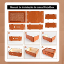 WoodBox Cofre Inteligente Premium - Economize com o Método Japonês Kakeibo