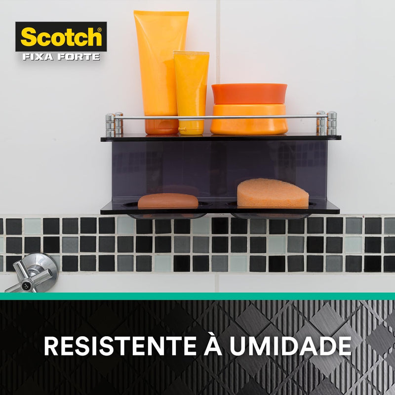 Fita Dupla Face 3M™ Scotch® Fixa Forte Banheiro, 24MM x 1.5M
