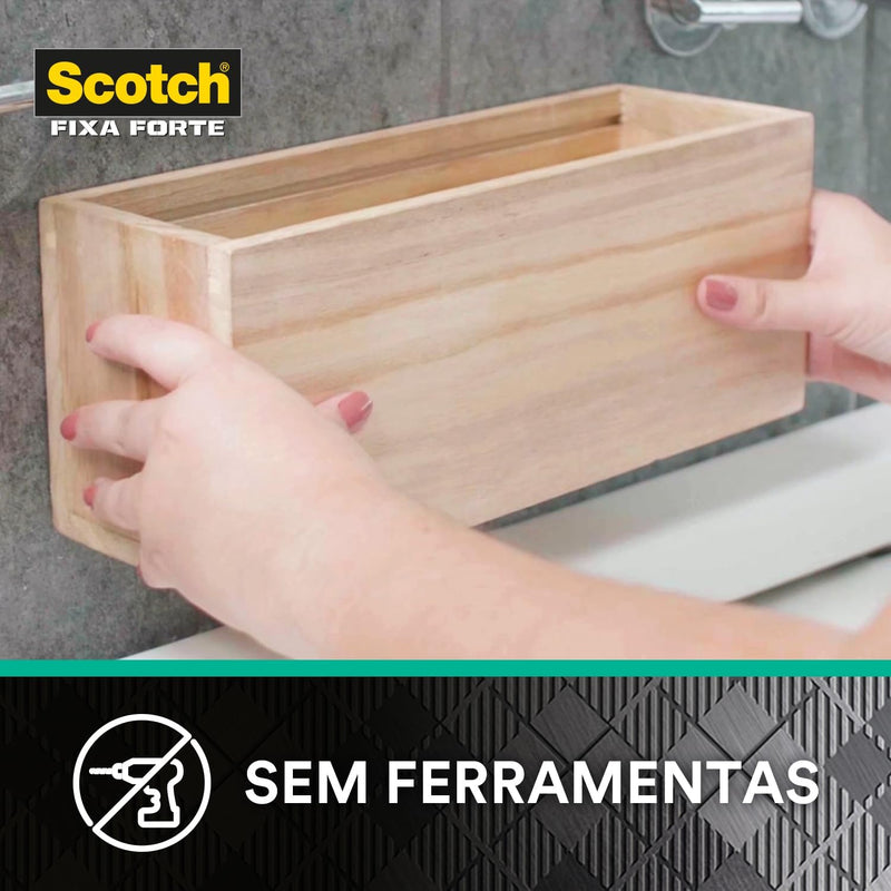 Fita Dupla Face 3M™ Scotch® Fixa Forte Banheiro, 24MM x 1.5M