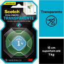 Kit Dupla Face 3M Essenciais Extra Forte, Transparente e Banheiro Fixa Quadro Espelho Nicho