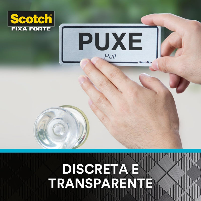 Fita Dupla Face 3M™ Scotch® Fixa Forte Transparente, 24MM x 2M
