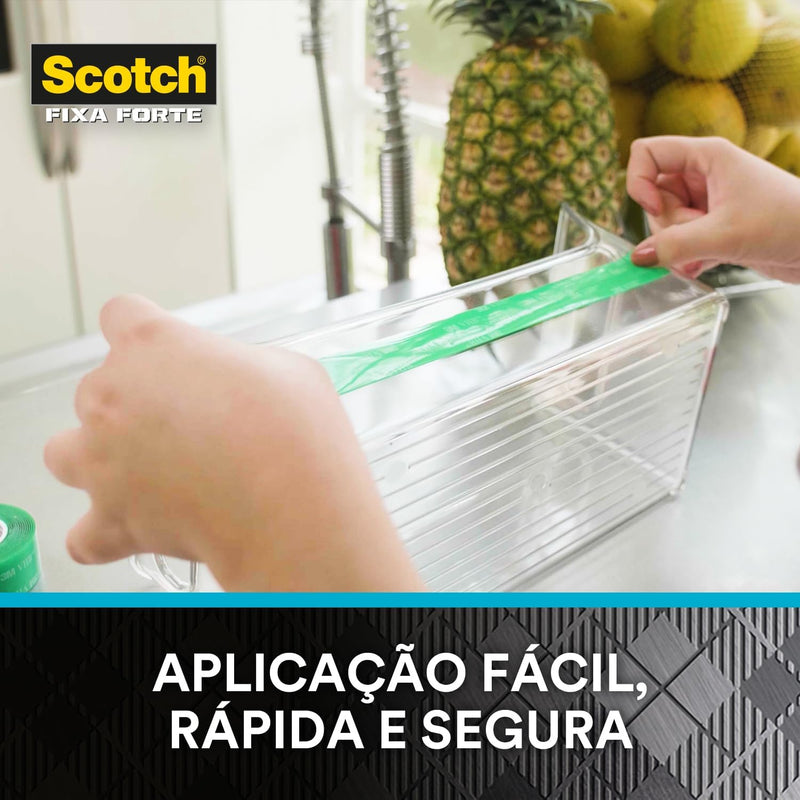 Fita Dupla Face 3M™ Scotch® Fixa Forte Transparente, 24MM x 2M
