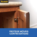 Protetor Anti-Impacto 3M™ Scotch® Gota de Silicone Redondo Pequena Transparente - 28 UN