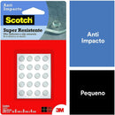 Protetor Anti-Impacto 3M™ Scotch® Gota de Silicone Redondo Pequena Transparente - 28 UN