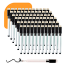 Canetas Preto Para Quadro Branco e Piloto Com Apagador E Imã