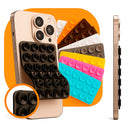 Suporte De Silicone Com Ventosa Para Celular Duplas Ventosas