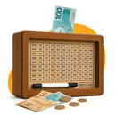 WoodBox Cofre Inteligente Premium - Economize com o Método Japonês Kakeibo