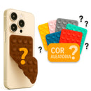 Suporte De Silicone Com Ventosa Para Celular Duplas Ventosas