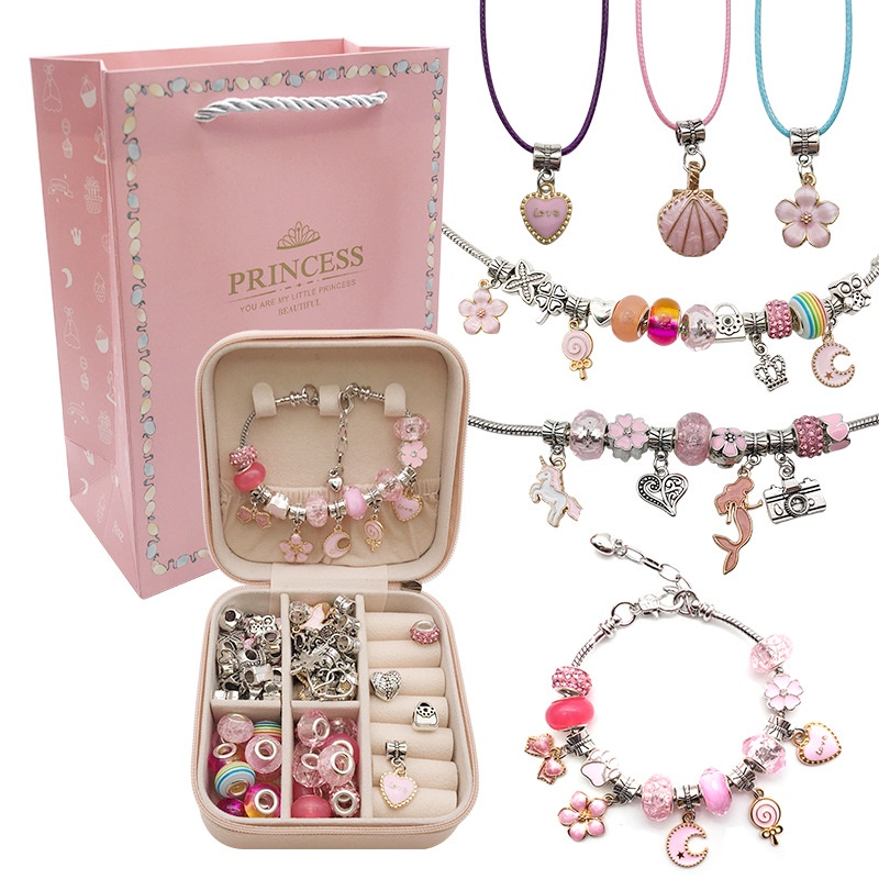 Kit Bracelete Feminino com 66 Peças