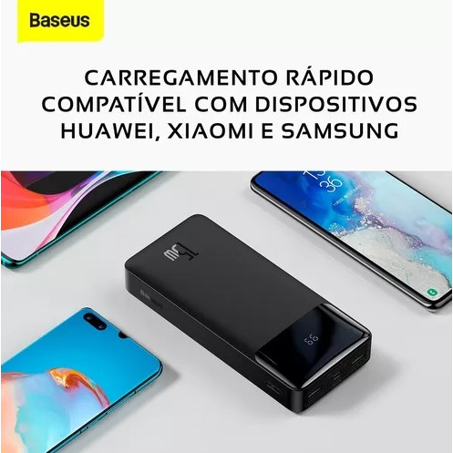 Power Bank Carregador Portátil Bateria 10000mAh - Baseus