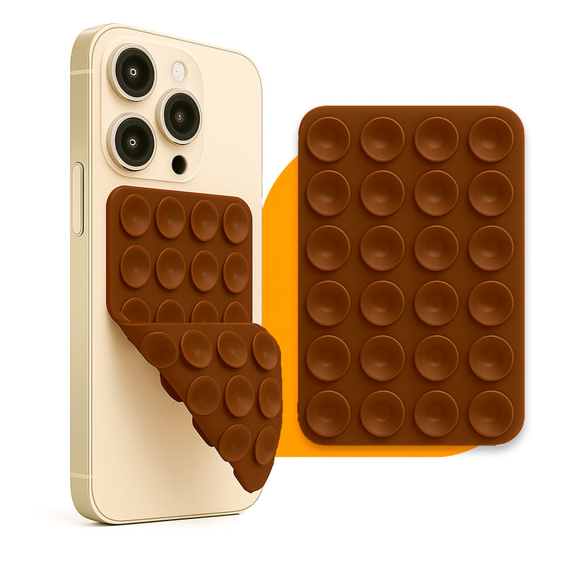 Suporte De Silicone Com Ventosa Para Celular Duplas Ventosas