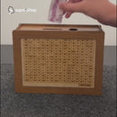 WoodBox Cofre Inteligente Premium - Economize com o Método Japonês Kakeibo